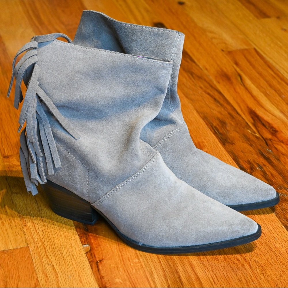 Zara Western Fringe Booties